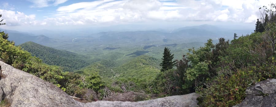 View from a Smoky Mountains hiking trail